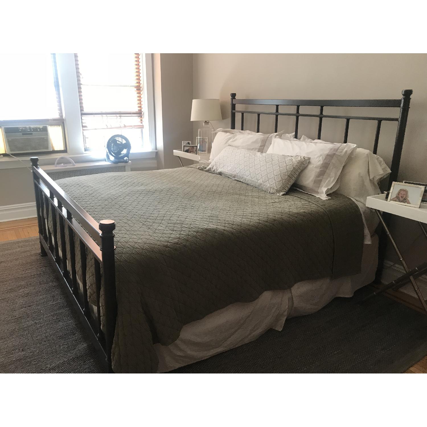 Crate & Barrel Tribeca King Bed Frame - image-2