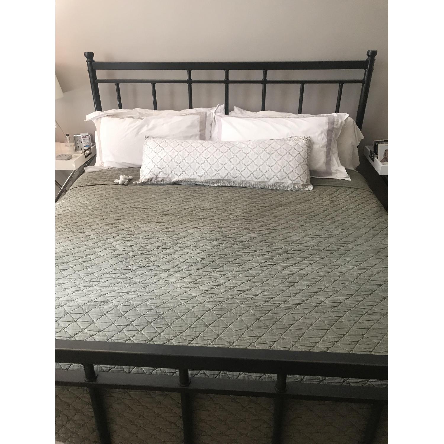 Crate & Barrel Tribeca King Bed Frame - image-3
