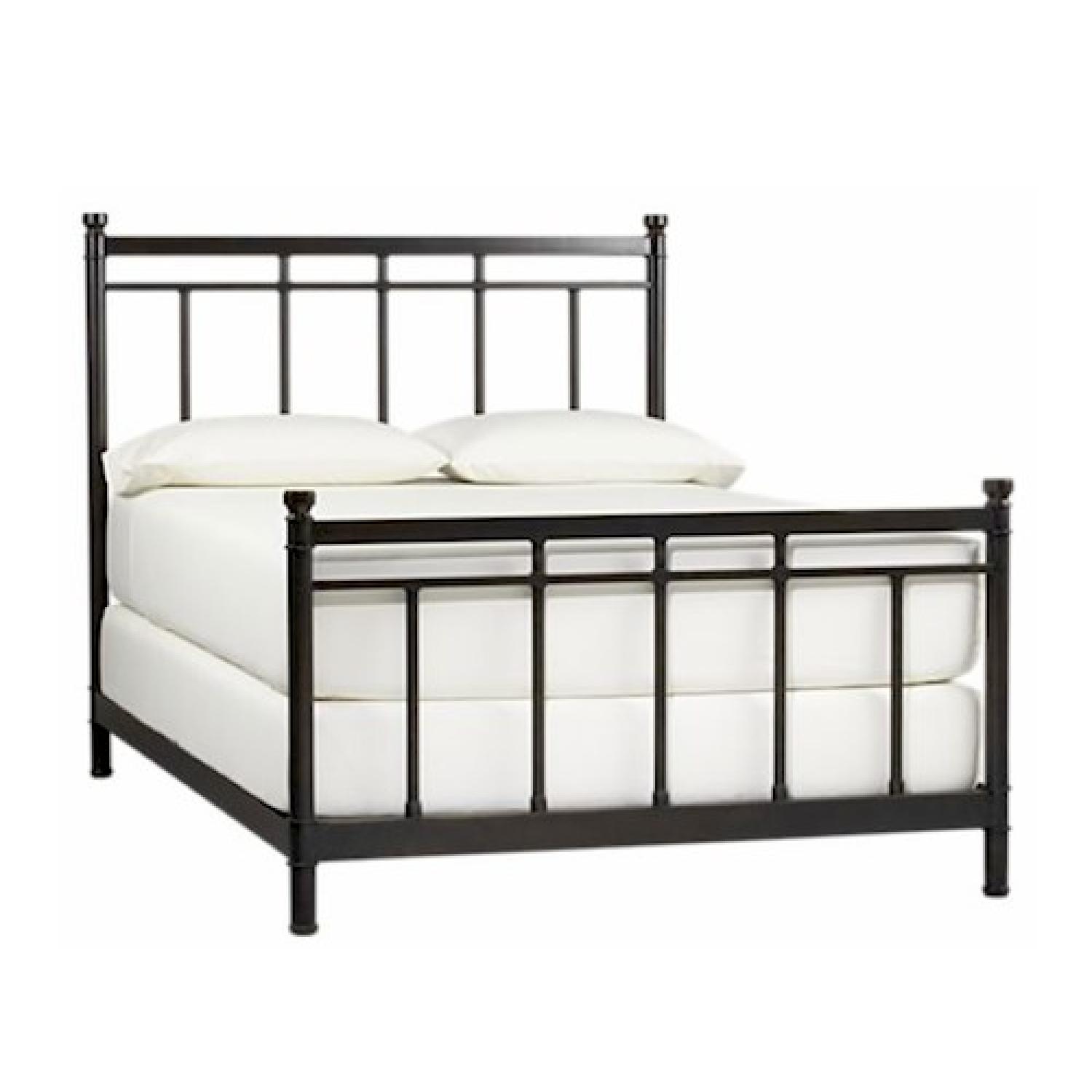 Crate & Barrel Tribeca King Bed Frame - image-0