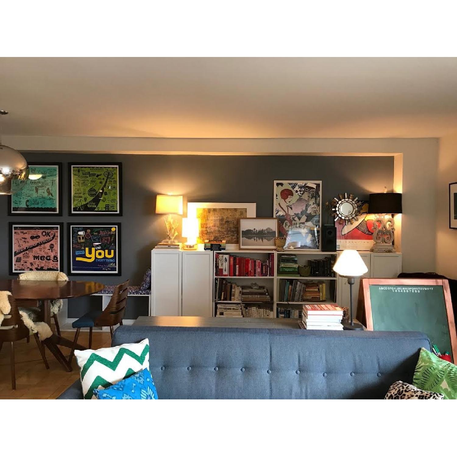 Design Within Reach Blueberry Denim Bantam Sofa - image-2