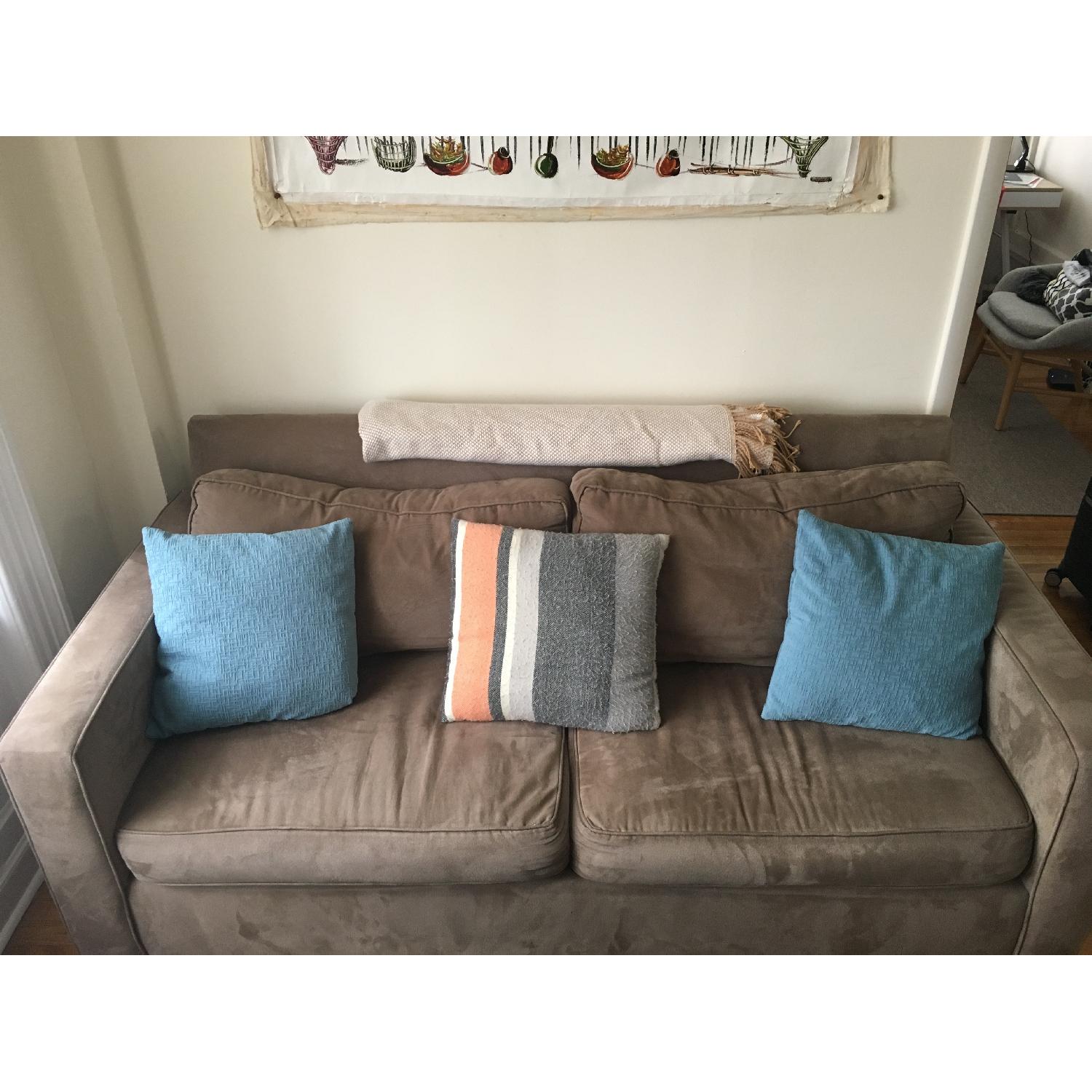 West Elm Henry 2-Seater Sofa in Light Brown - image-1