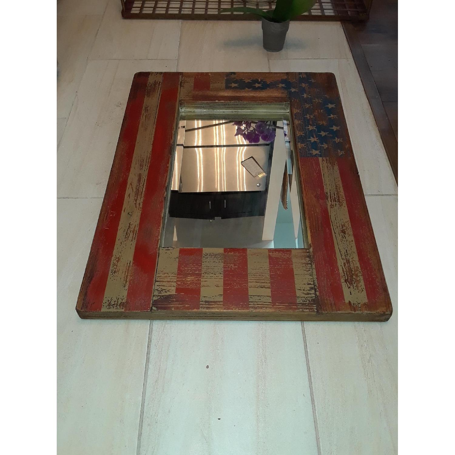 Artwork Mid Century Modern American Flag Mirror - image-7