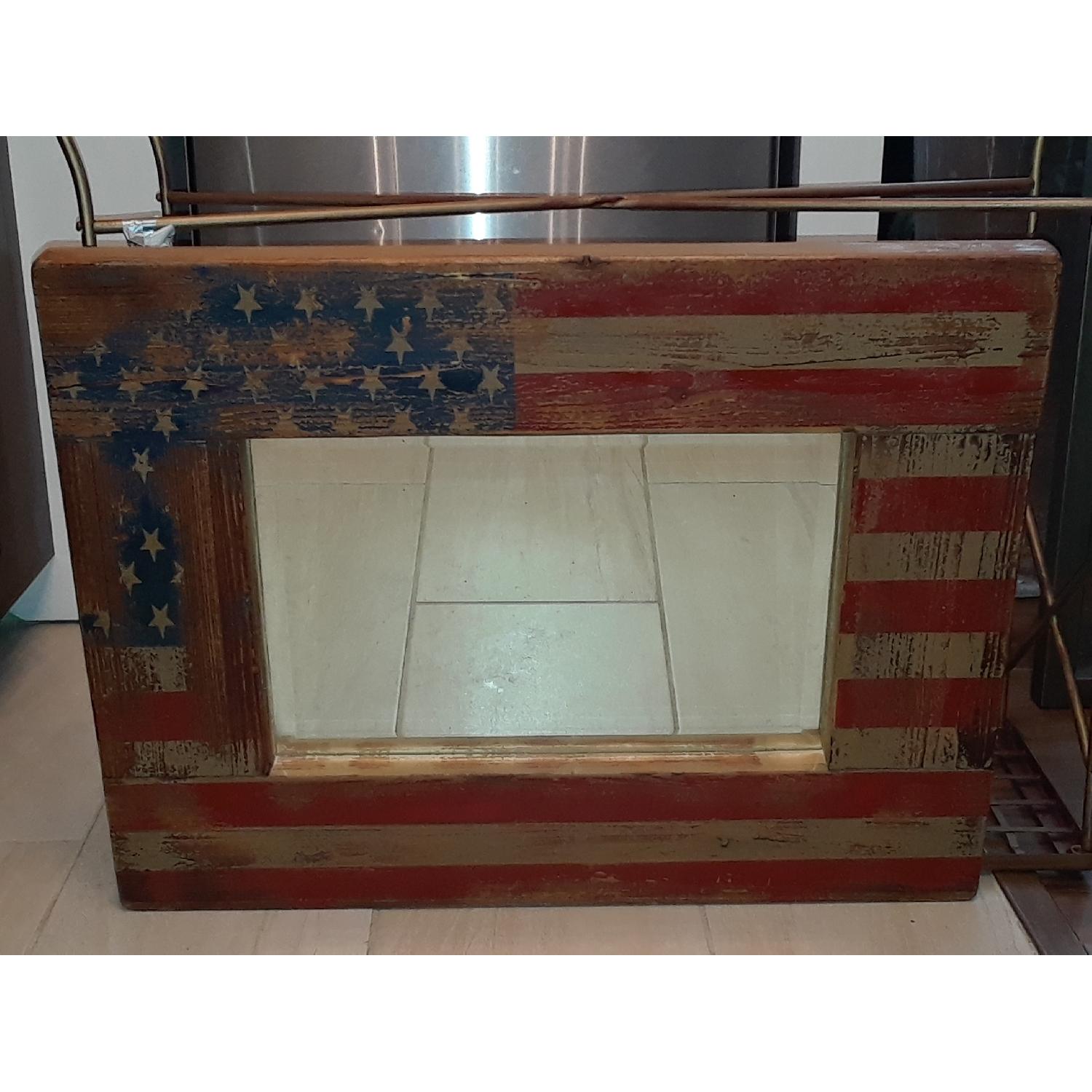Artwork Mid Century Modern American Flag Mirror - image-8