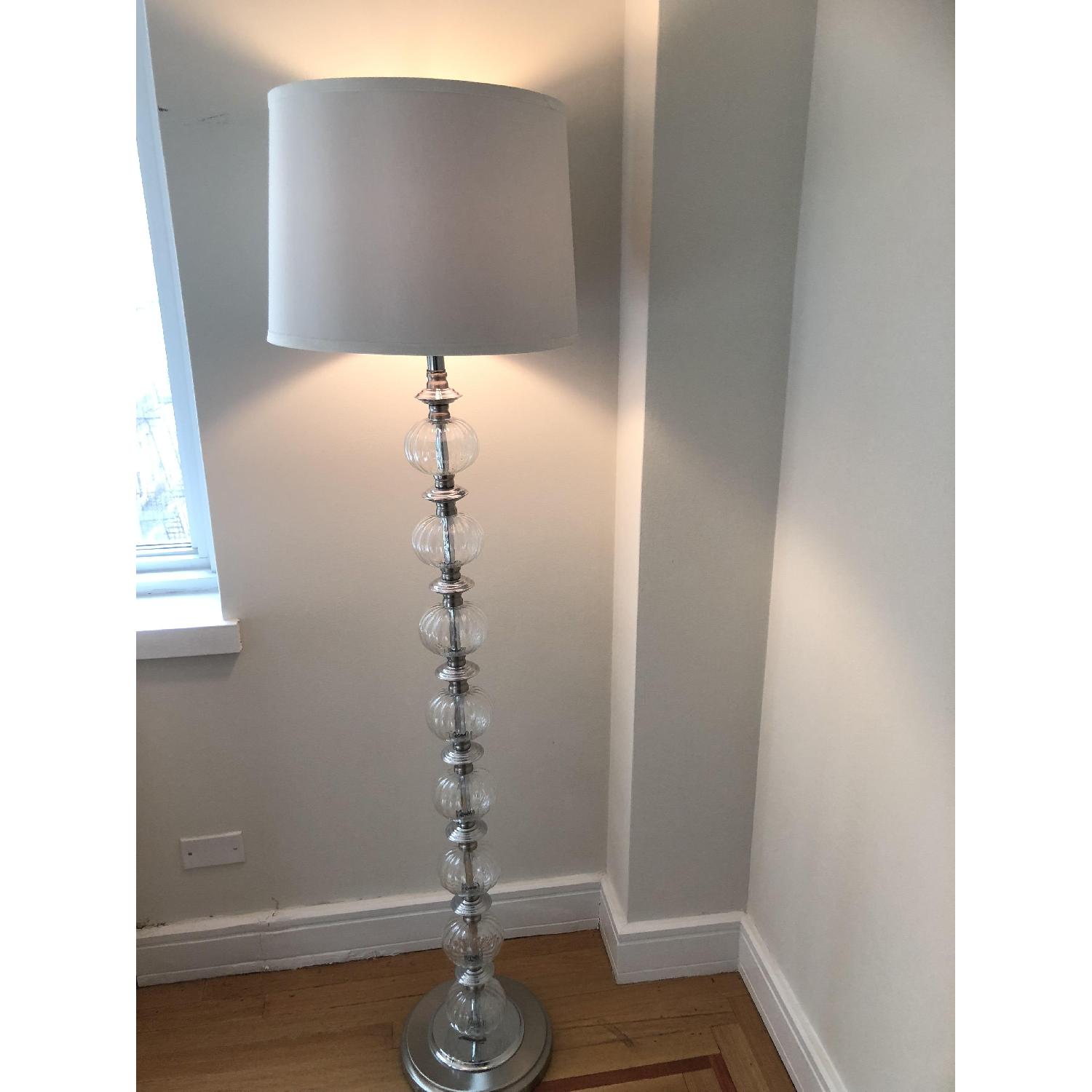 Pier 1 Glass Floor Lamp - image-4