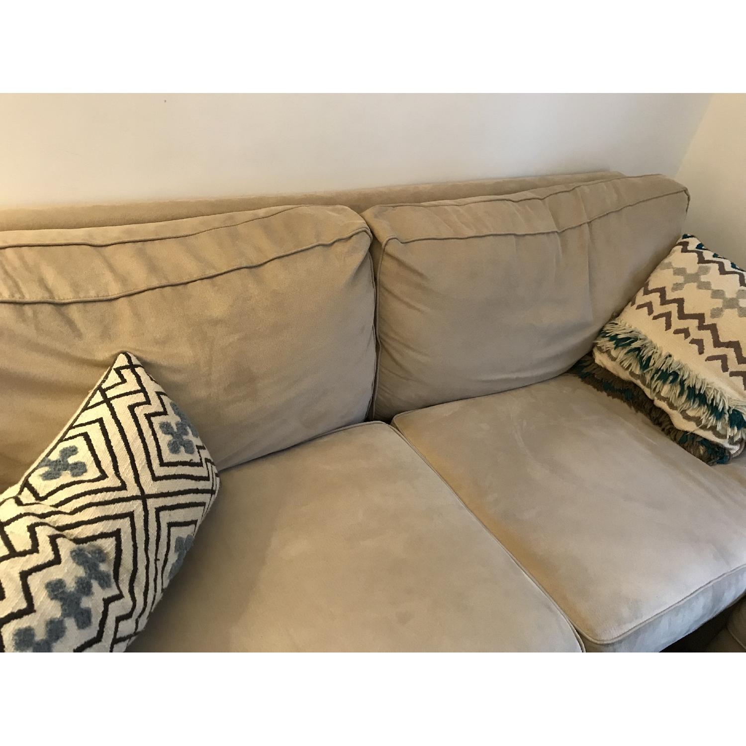 Pier 1 Alton Ecru Rolled Arm Sofa - image-2