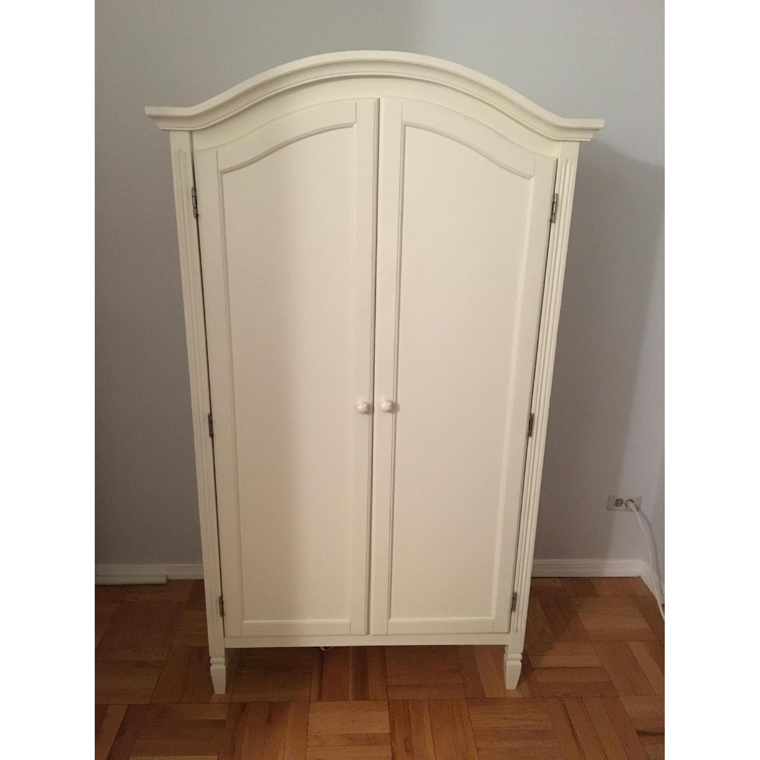 Pottery Barn Kids Madeline White Armoire AptDeco