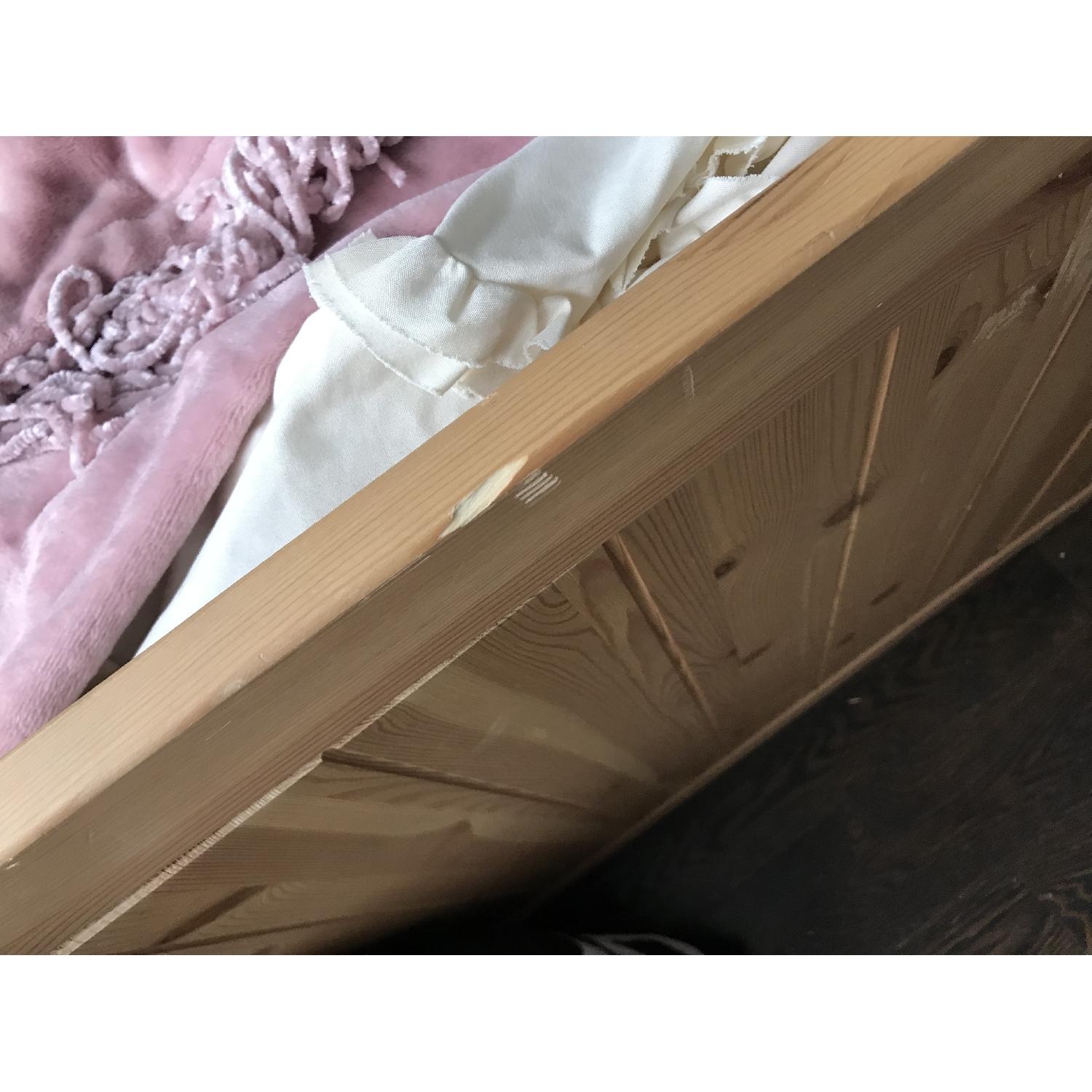 Ikea Hurdal Queen Bed w/ Storage AptDeco