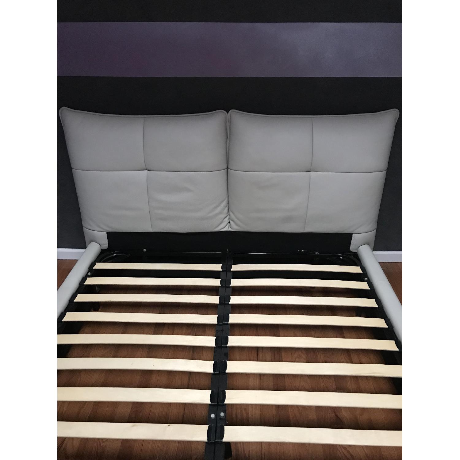 Rossetto Leather Platform Bed - image-5