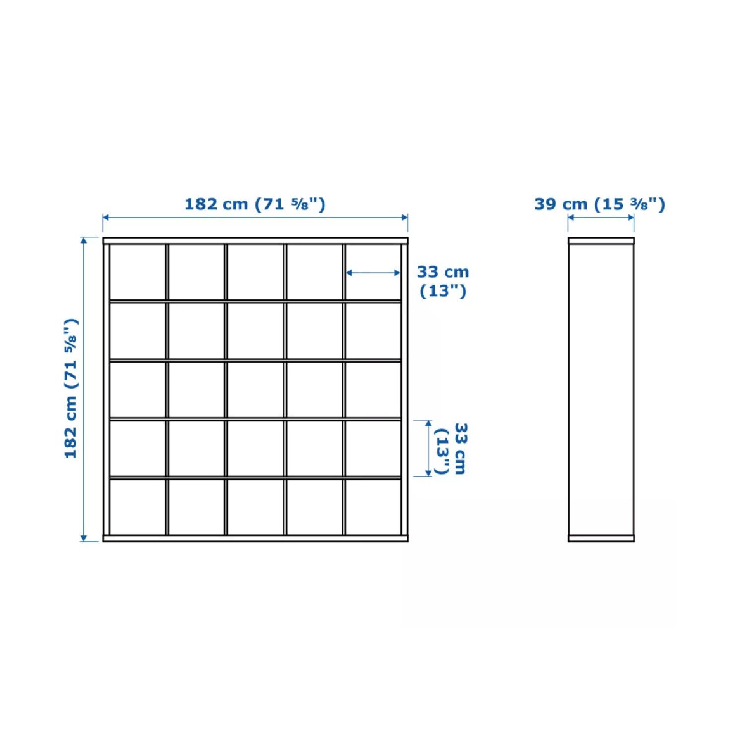 Ikea Kallax Shelving Unit w/ Doors - image-1