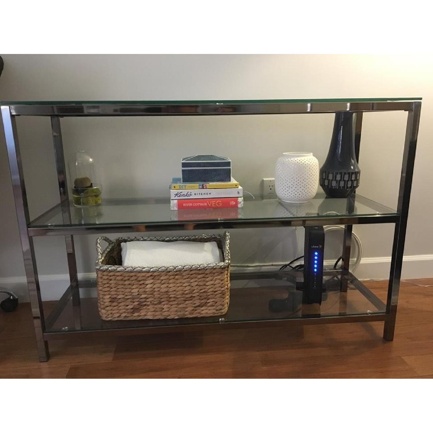 AllModern Conrad Glass Console Table - AptDeco