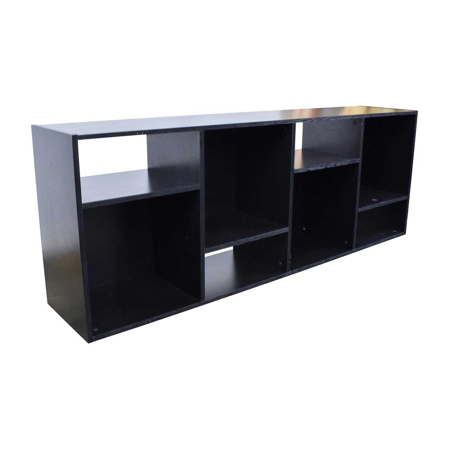 Crate & Barrel Shift TV Media Console/Bookshelf - image-1