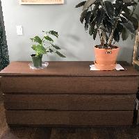 malm 6-drawer dresser brown stained ash veneer Simple V-neck Boho Style Lace Bridal Dress for Summer Weddings,Bridal   ClaireBridal
