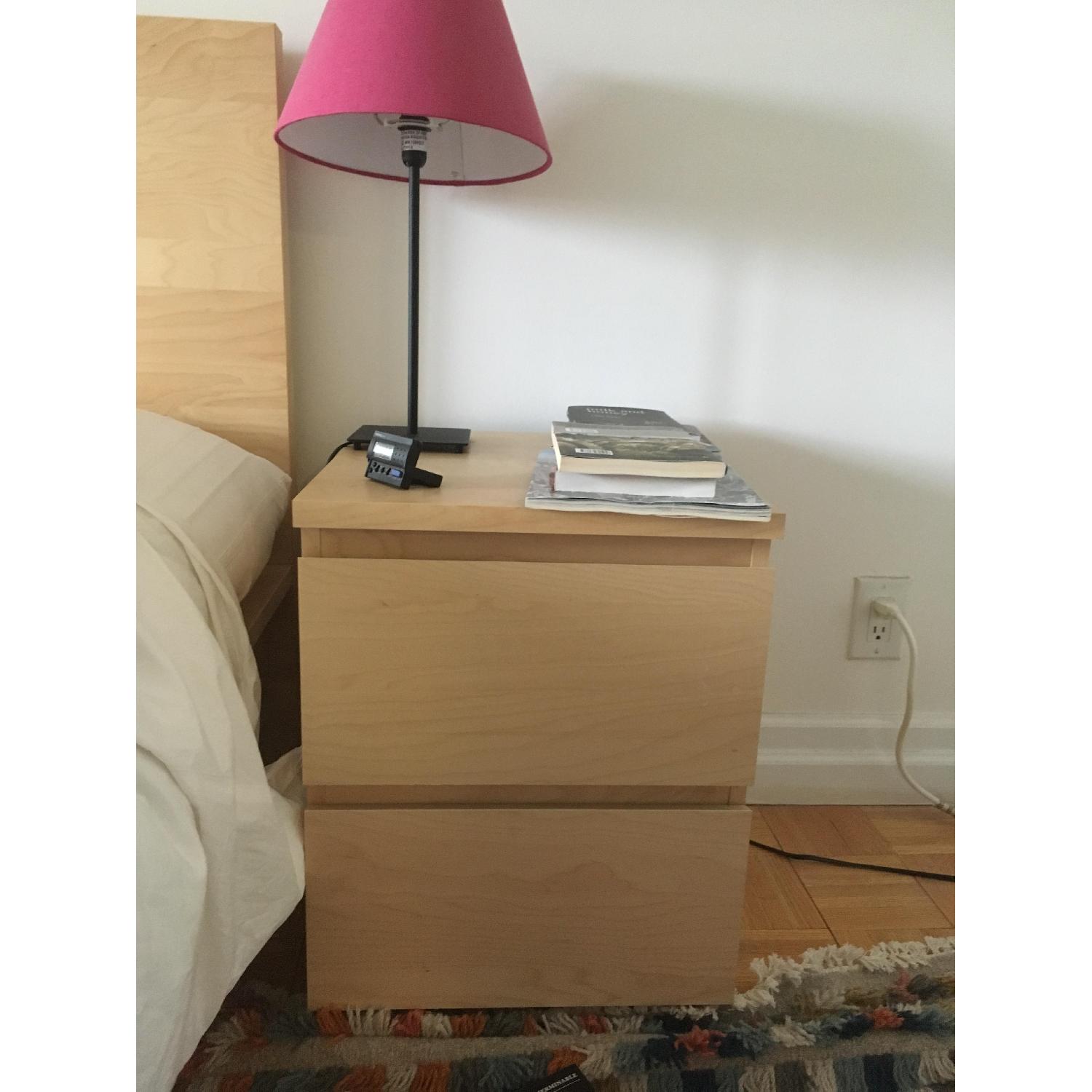 Ikea Malm 2 Drawer Nightstands/Chests - image-1