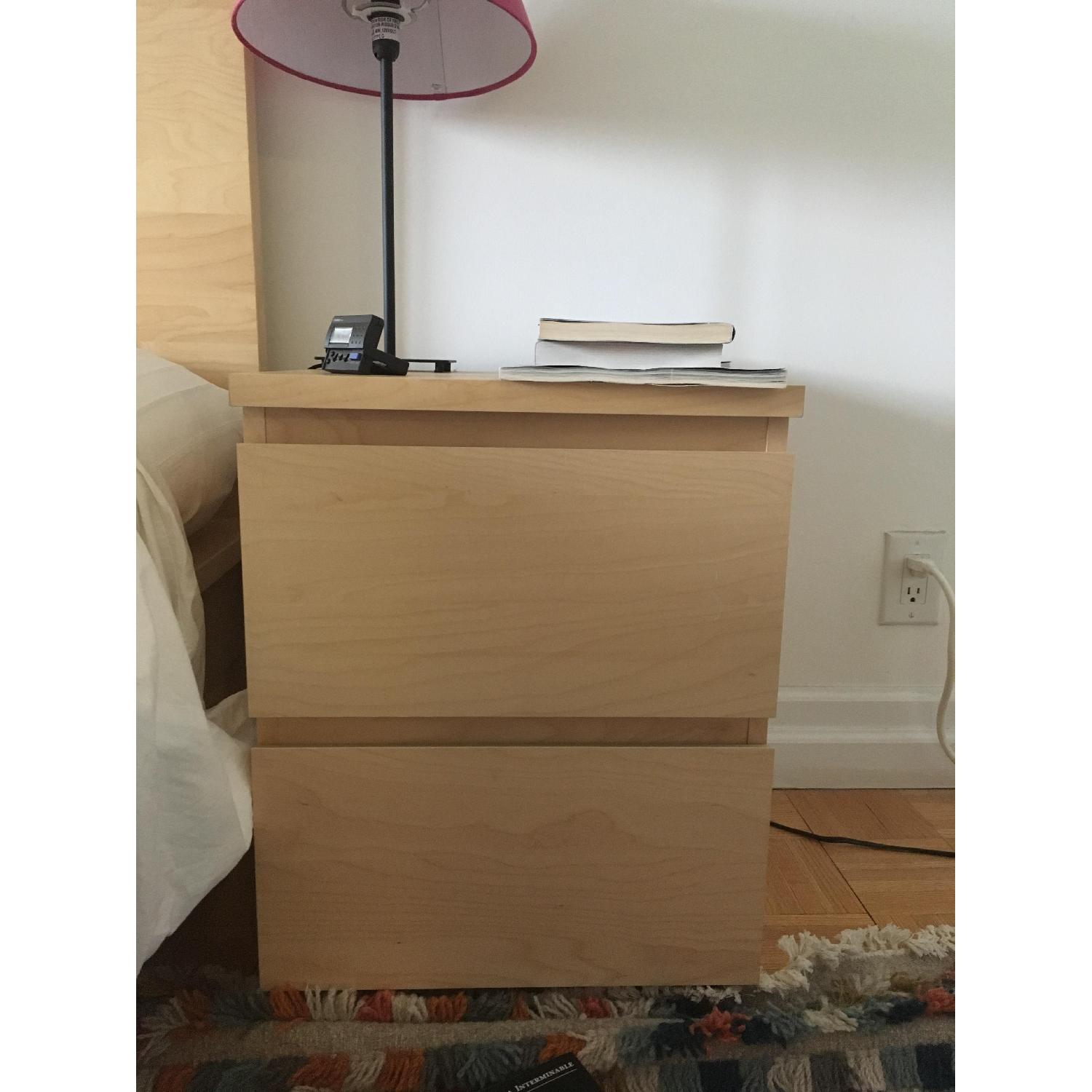 Ikea Malm 2 Drawer Nightstands/Chests - image-2