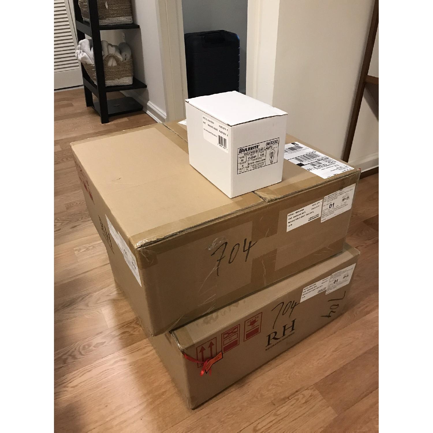 Restoration Hardware Pendant Lights w/ Bulbs - image-6