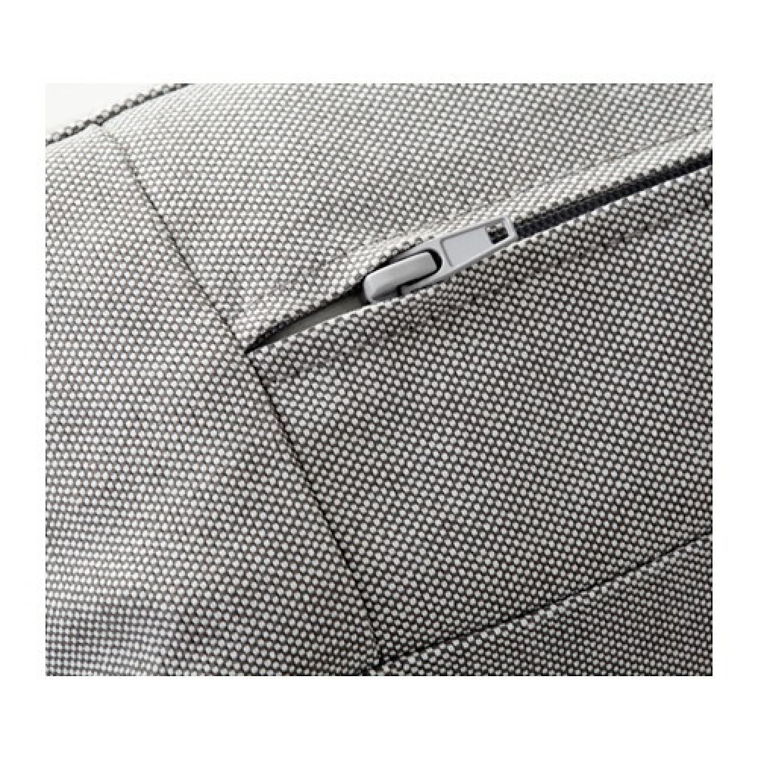 Ikea Kivik Chaise Lounge in Grey Slipcover - image-2
