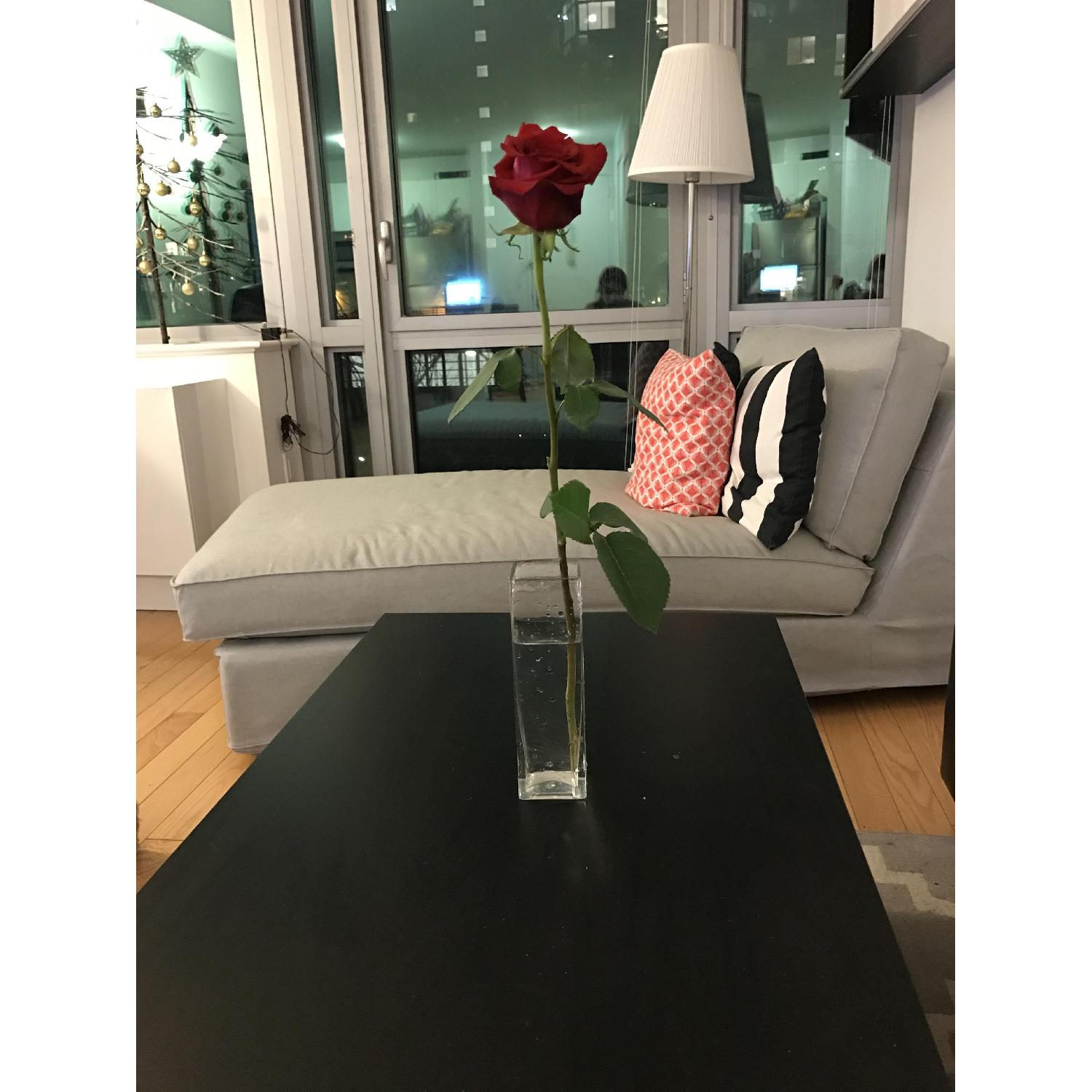 Ikea Kivik Chaise Lounge in Grey Slipcover - image-3