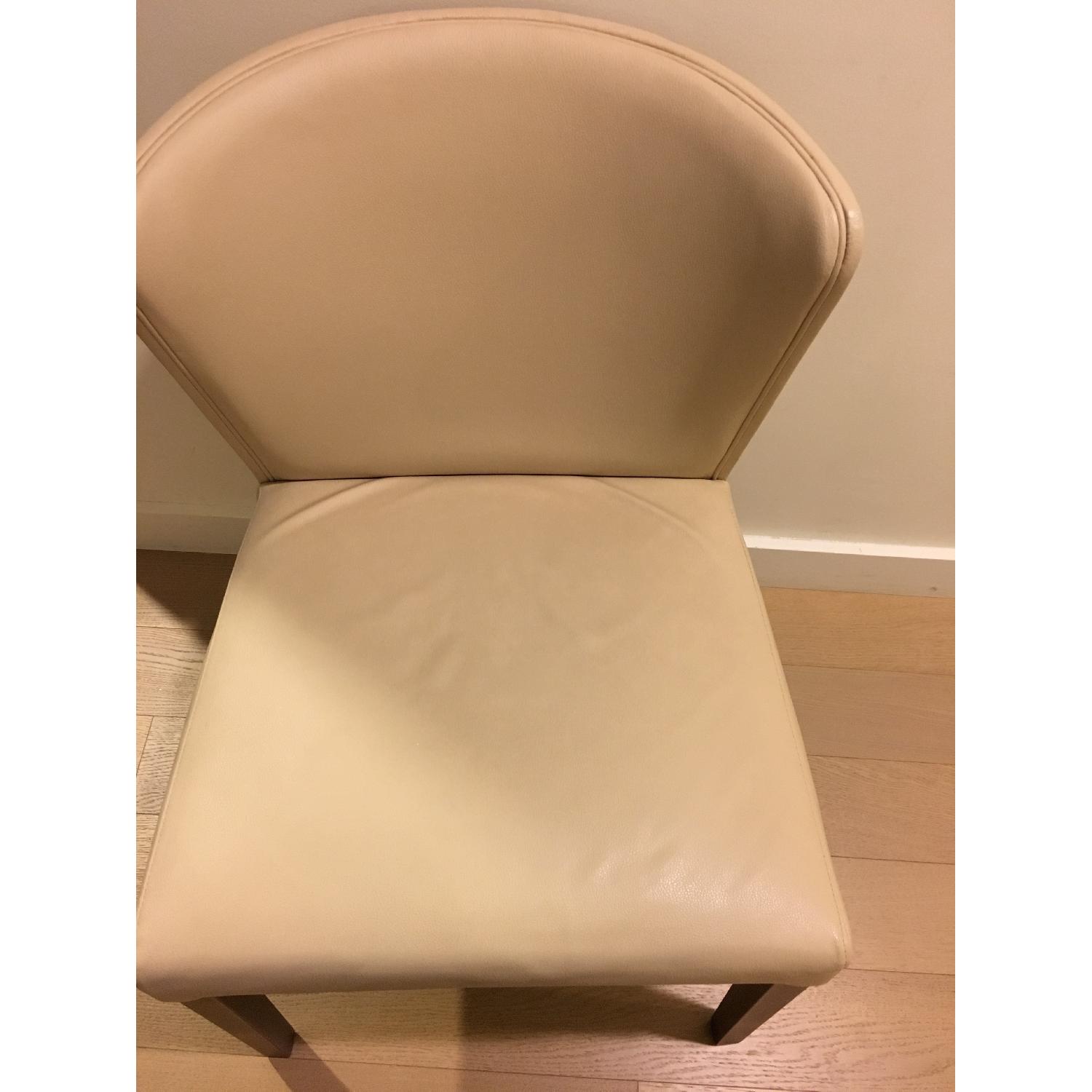 Crate & Barrel Curran Crema Dining Chair - image-3