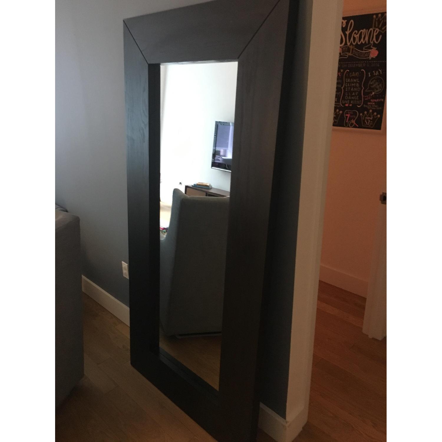 Ikea Monstad Black Brown Floor Mirror - image-1