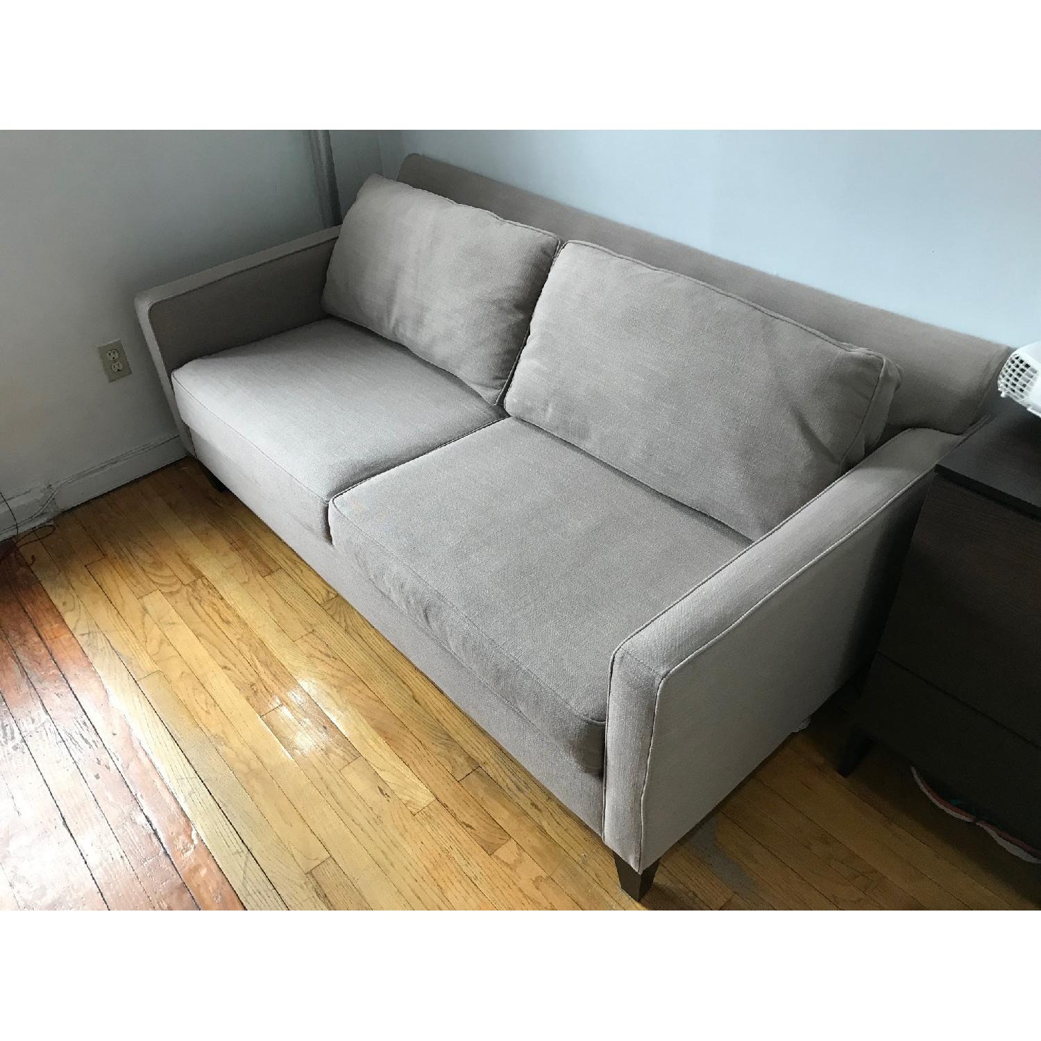 West Elm Henry Sofa in Natural Linen - image-2