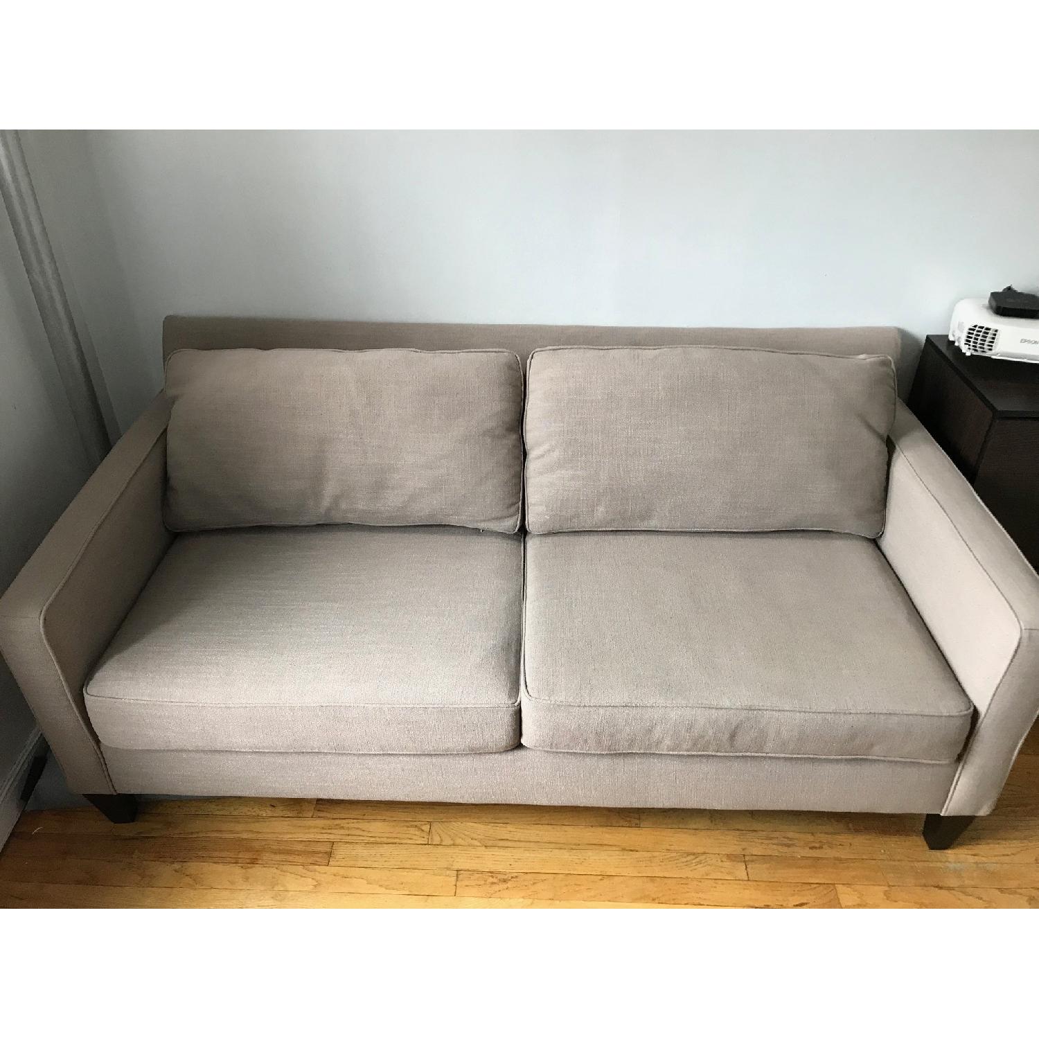 West Elm Henry Sofa in Natural Linen - image-3