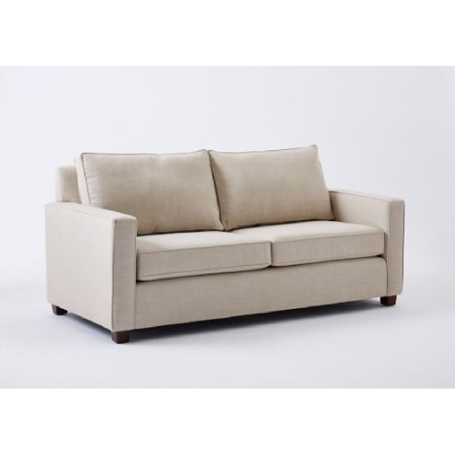 West Elm Henry Sofa in Natural Linen - image-6
