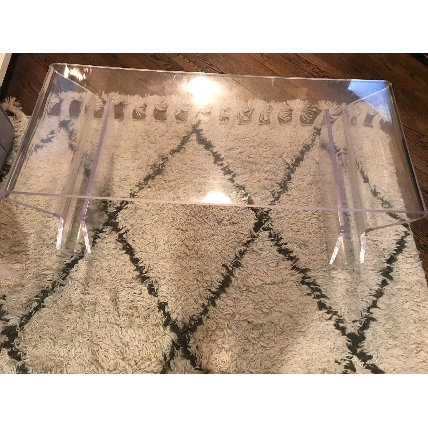 CB2 Acrylic Coffee Table - image-2