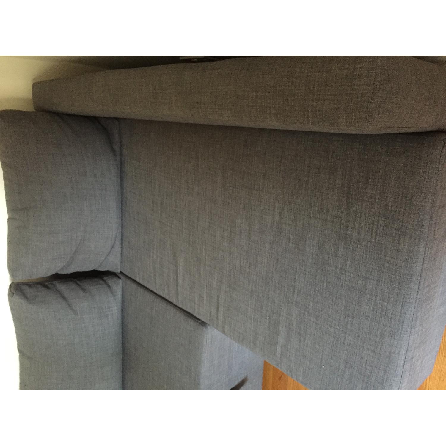 Ikea Friheten Skiftebo Dark Grey Sleeper Sectional Sofa - image-6