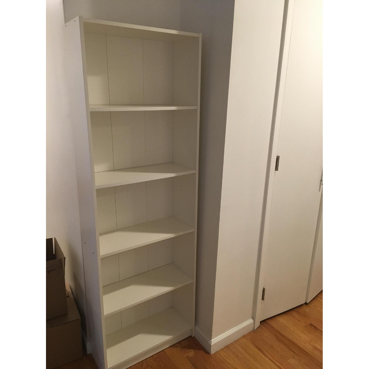 Ikea 5 Shelf White Bookcase - image-1