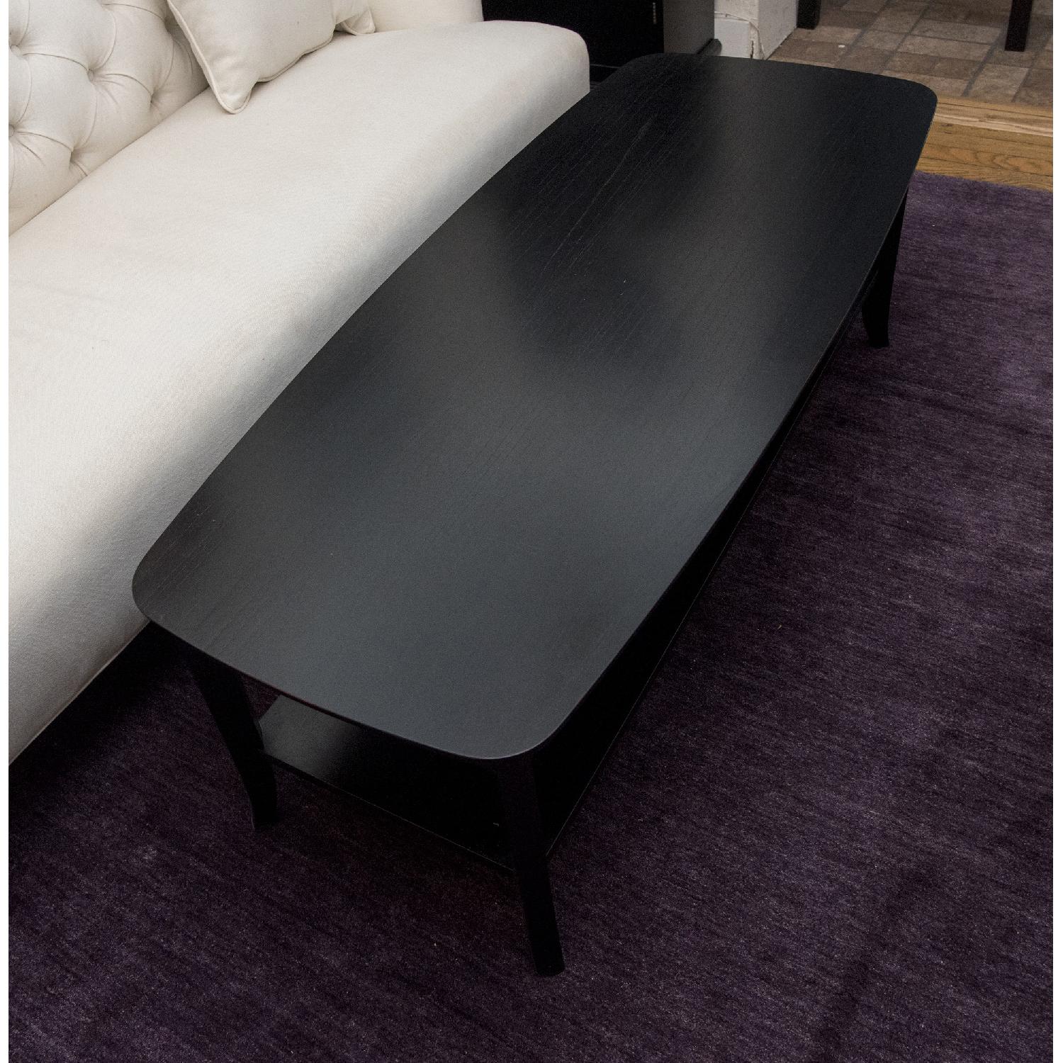 Pottery Barn Chloe Black Coffee Table - image-1
