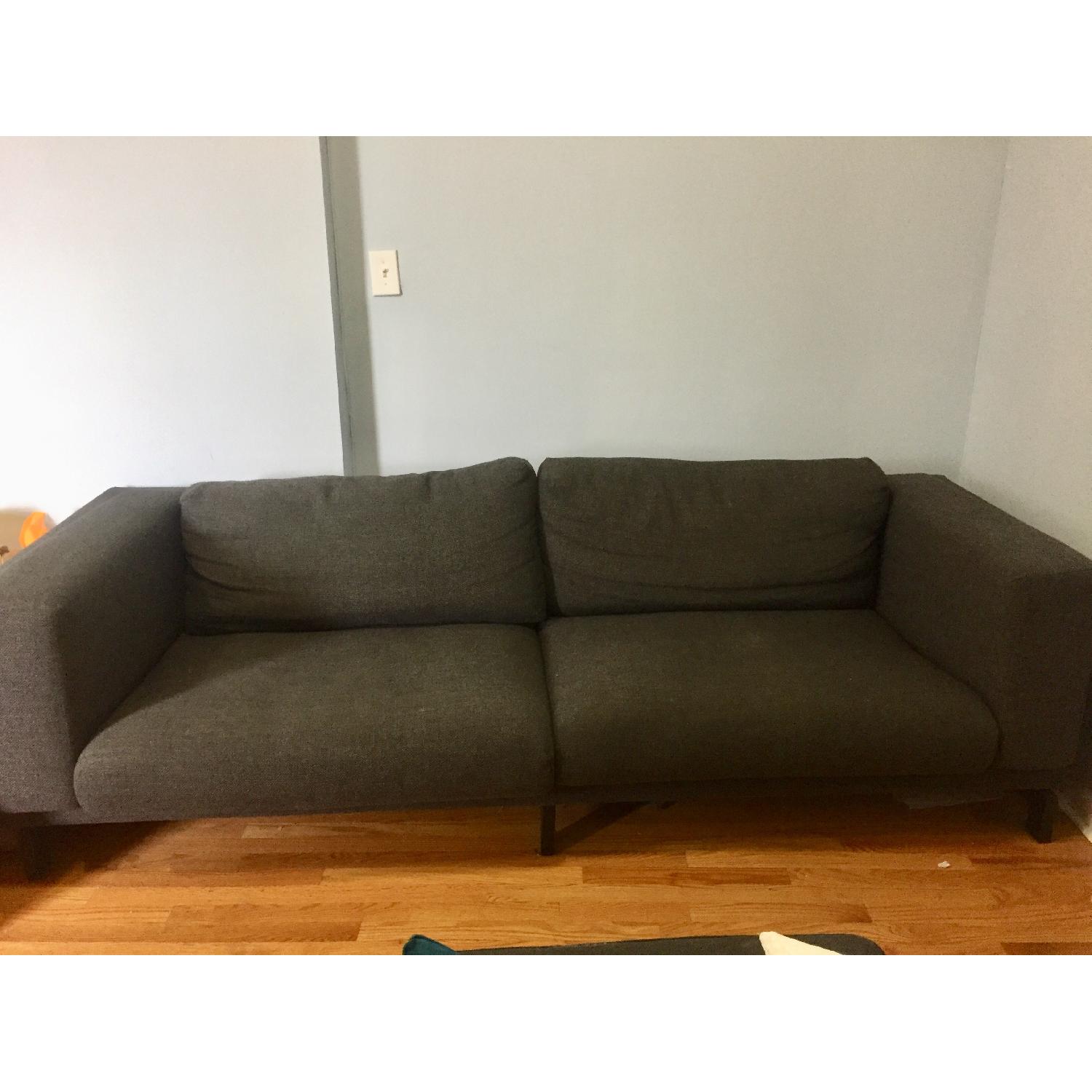 Ikea Grey Nockeby Sofa - image-1
