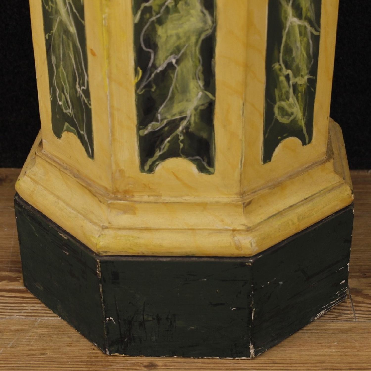 Italian Columns in Carved & Lacquered Wood - image-5