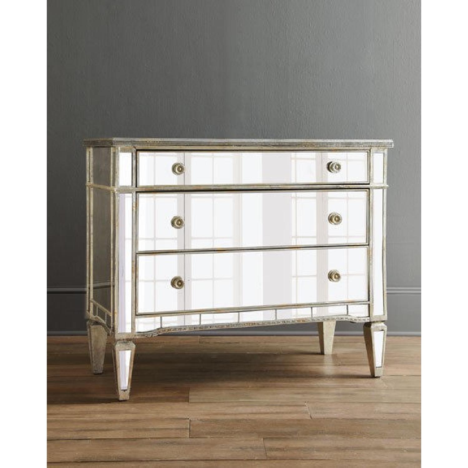 Horchow Neiman Marcus Amelie Mirrored Dresser - image-1