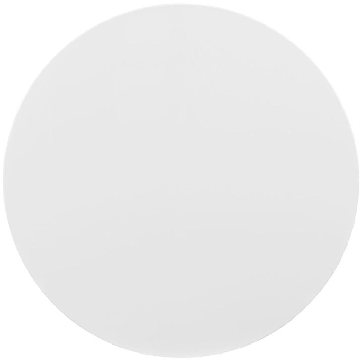 Tulip Style White Mid Century Coffee Table - image-1