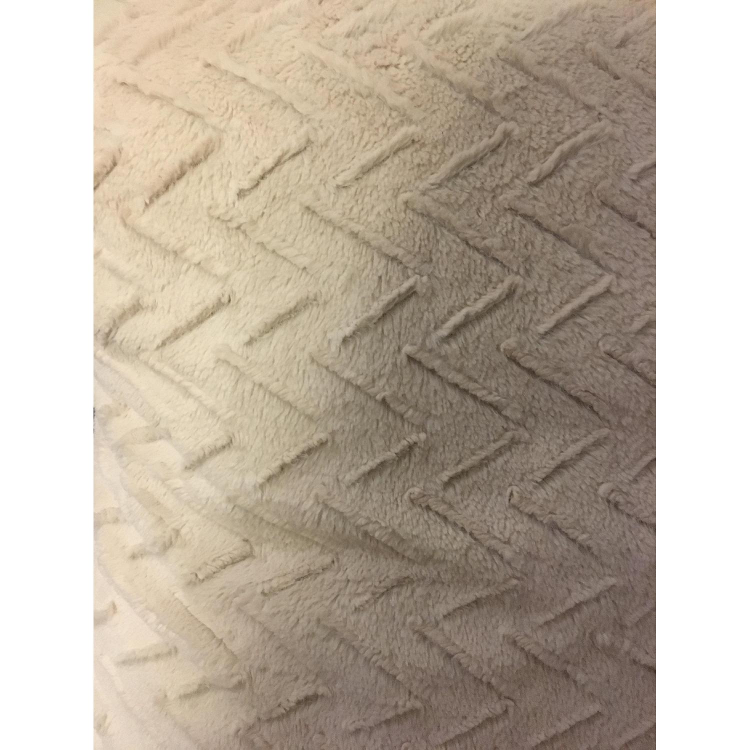 HomeGoods Large White Throw Pillows - image-2
