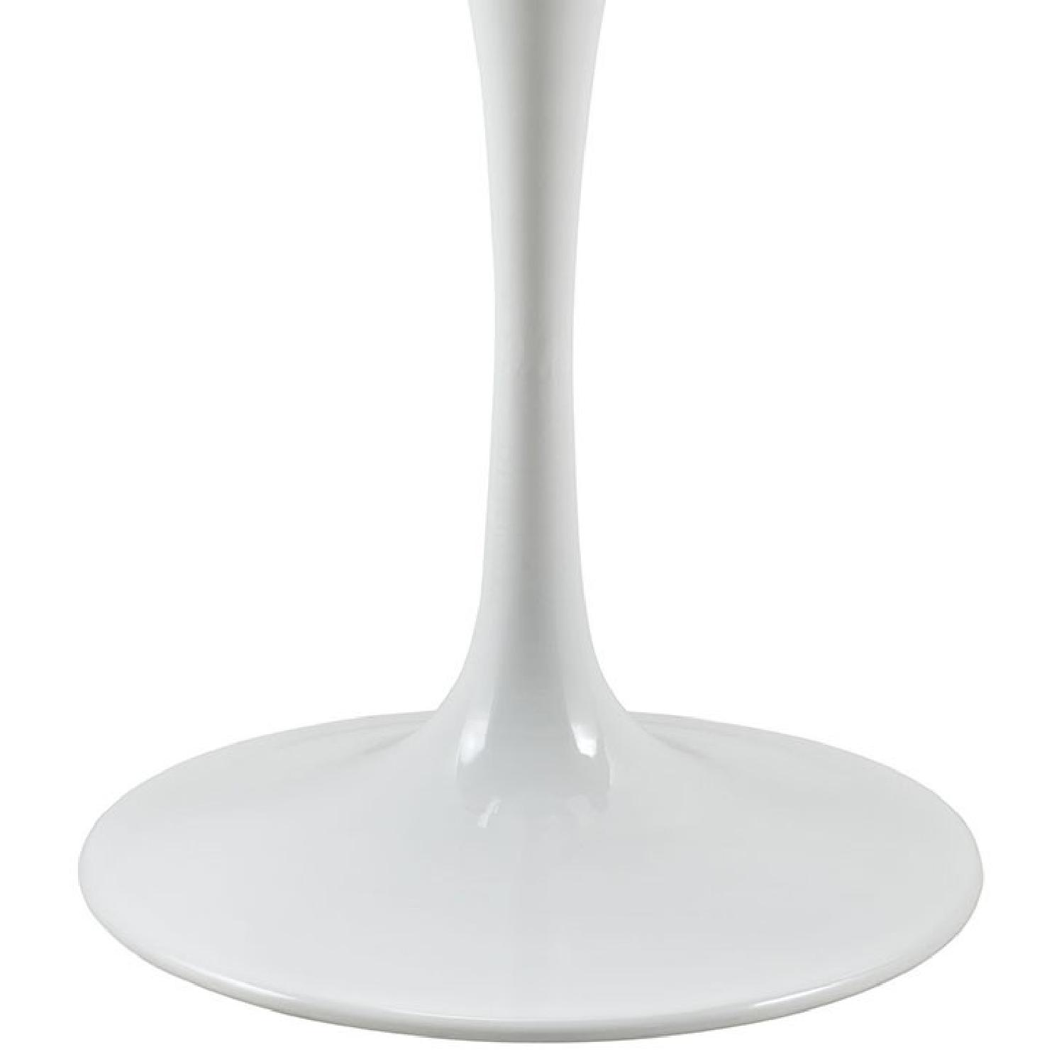 Tulip Style Wood Top Mid Century Dining Table - image-1