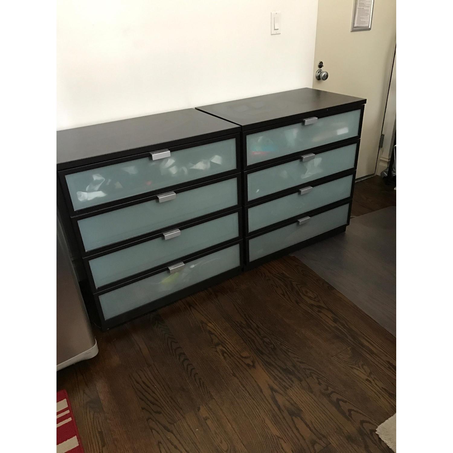 Ikea Hopen 4Drawer Chests in BlackBrown AptDeco