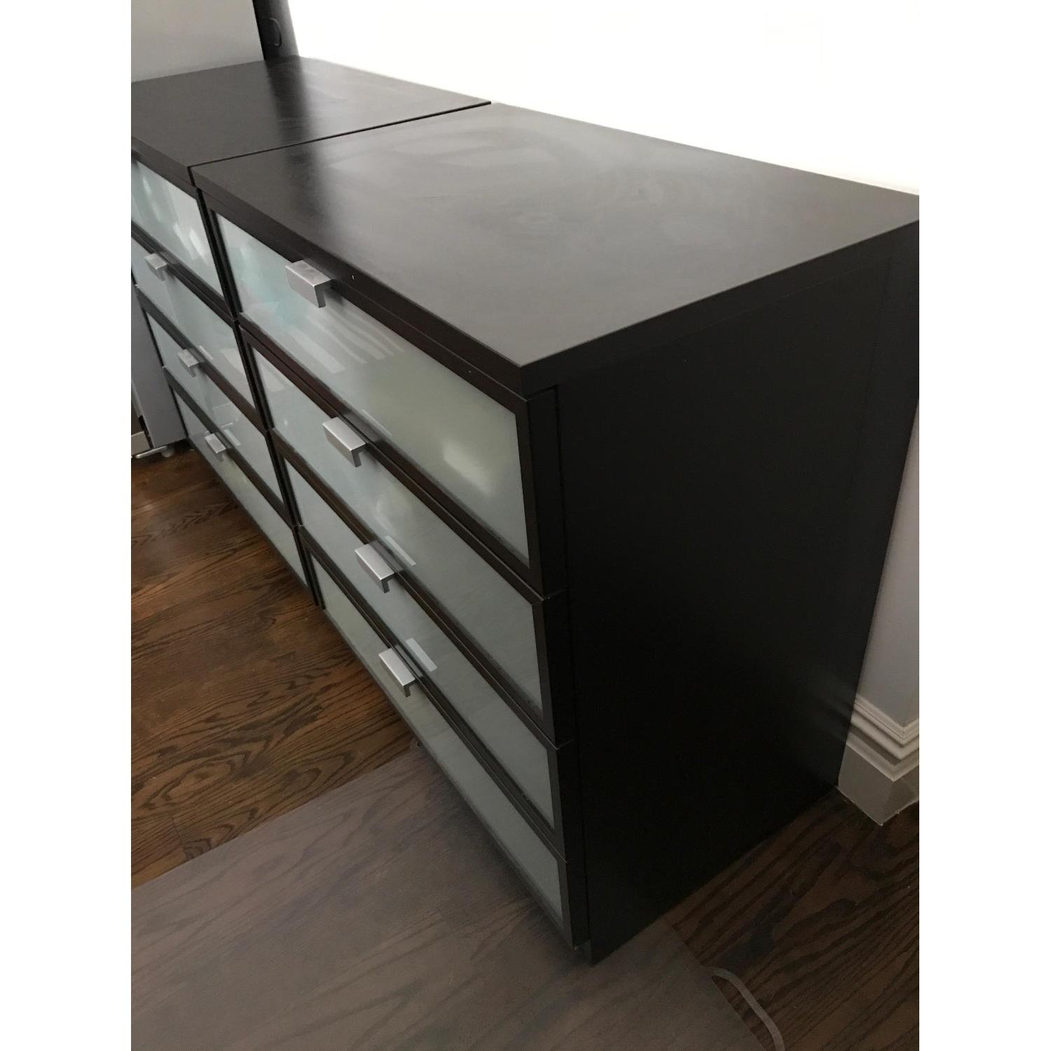 Ikea Hopen 4Drawer Chests in BlackBrown AptDeco