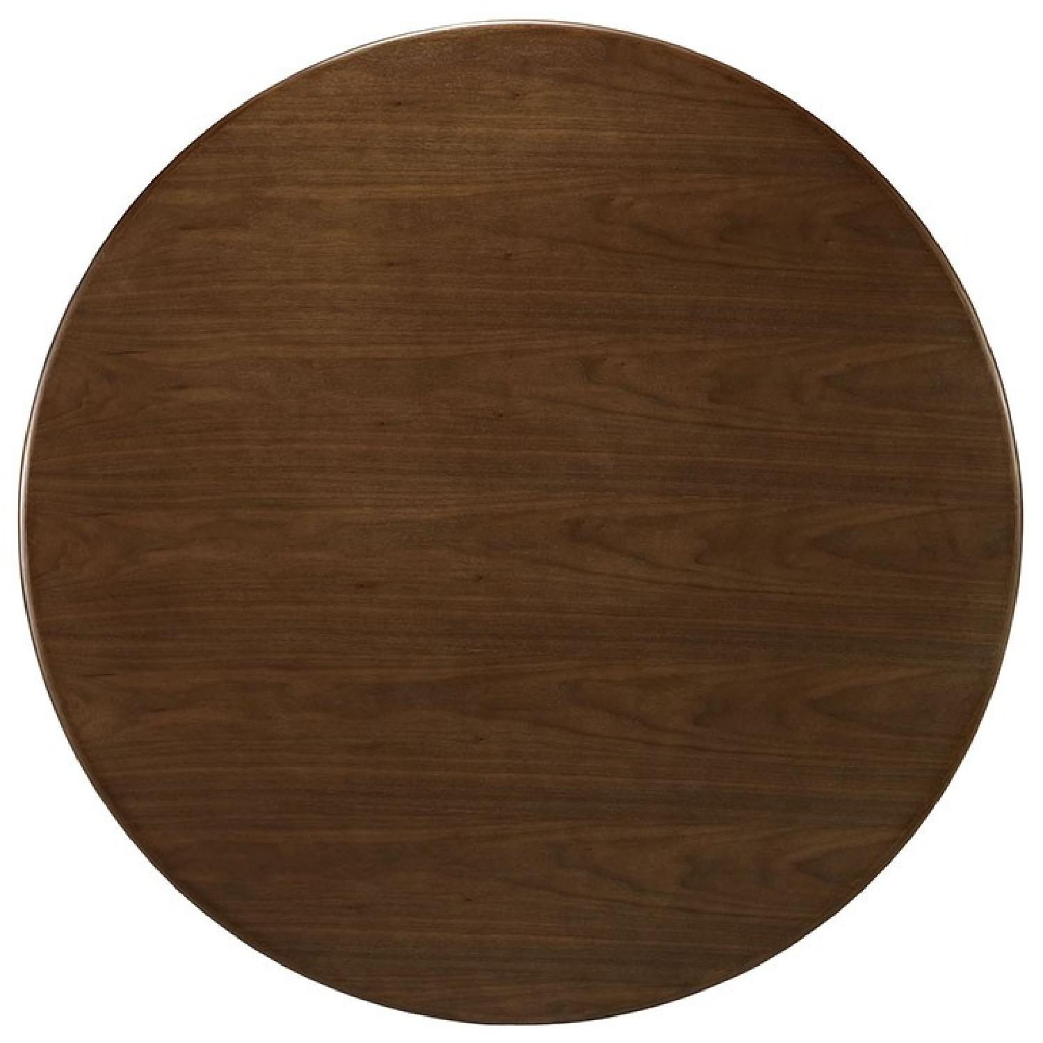Tulip Style Walnut Mid century Dining Table - image-3