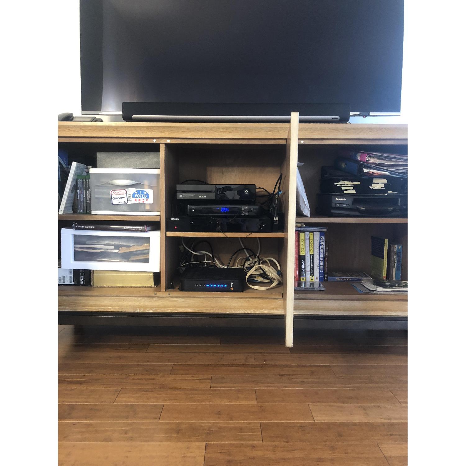 Dwell Studio Ivory Shagreen Media Storage Console - image-5