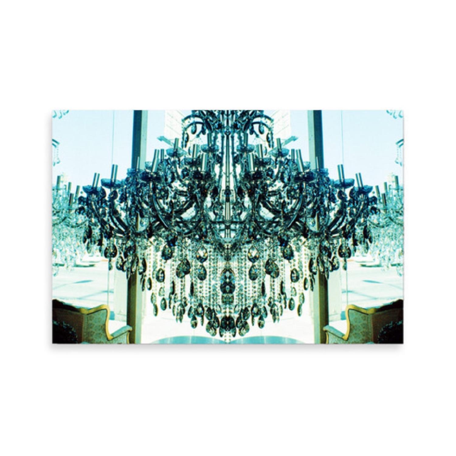 Fluorescent Palace Goddess Glamour Canvas Art - image-0