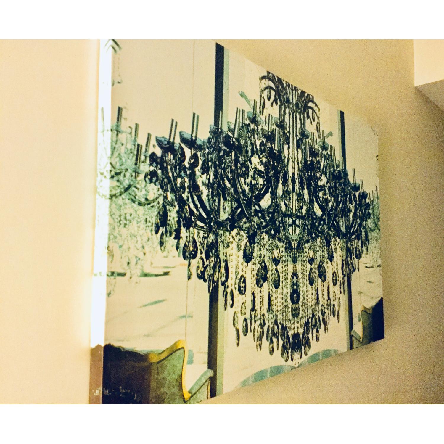 Fluorescent Palace Goddess Glamour Canvas Art - image-1