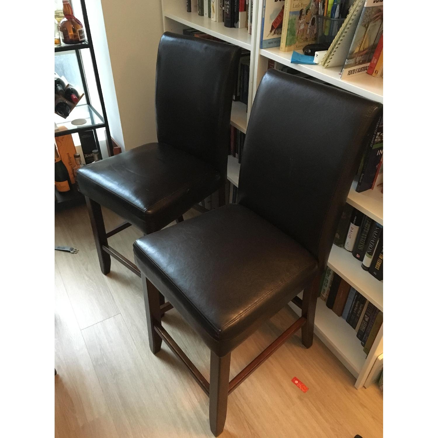 Ashley Dark Brown Bar Chairs - image-4