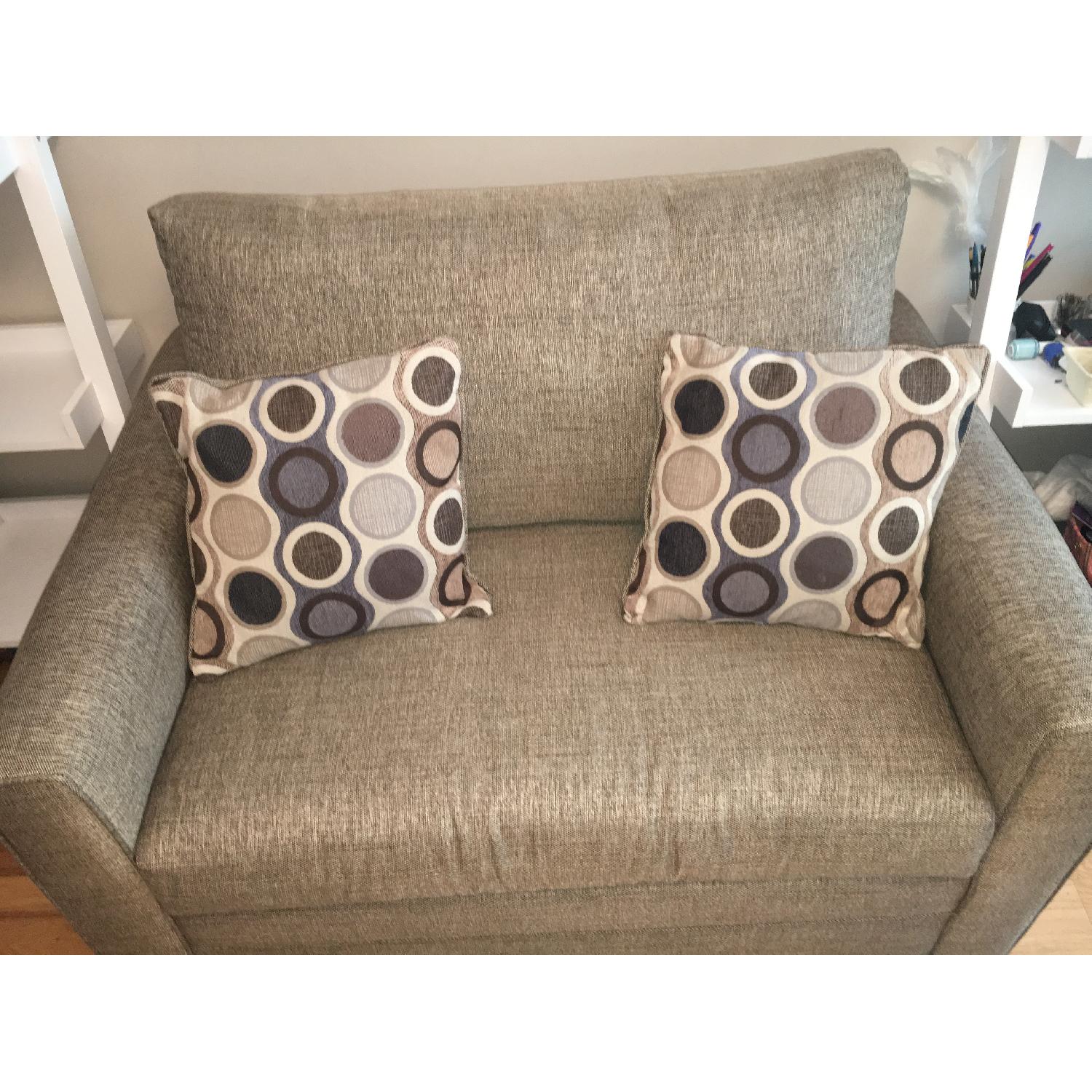 Bob's Twin Sleeper Loveseat - image-1