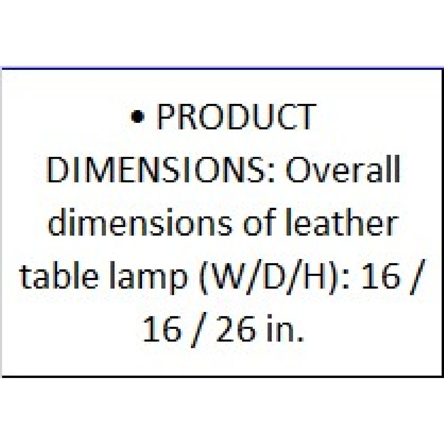 Mustang Cream Leather Table Lamp w/ Horse Hair - image-8