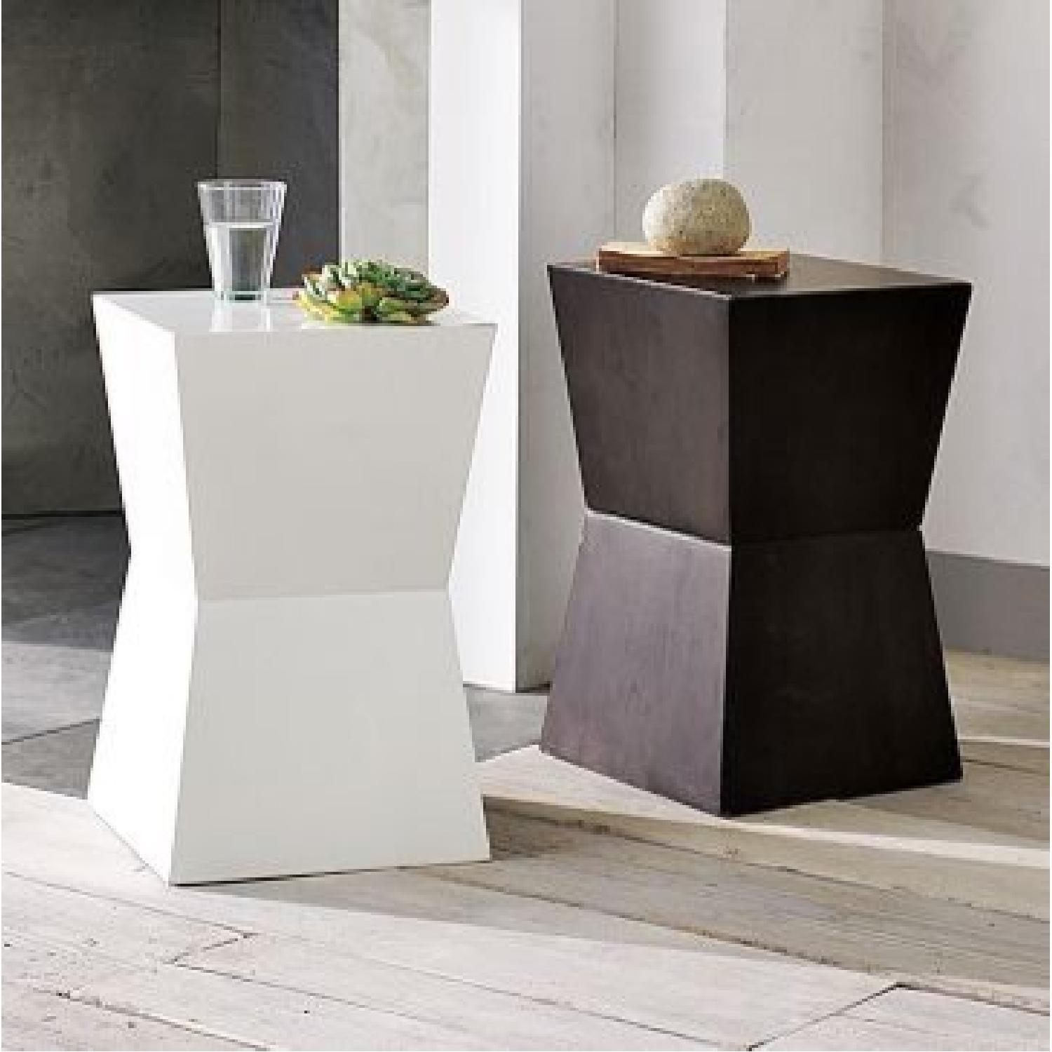 West Elm Rustic Block Geometric Side Table - image-6