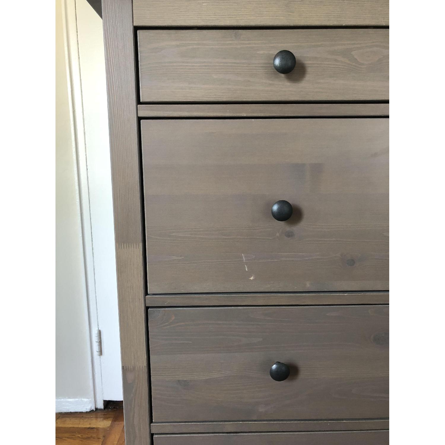Ikea Hemnes 5-Drawer Chest in Grey-Brown - image-4