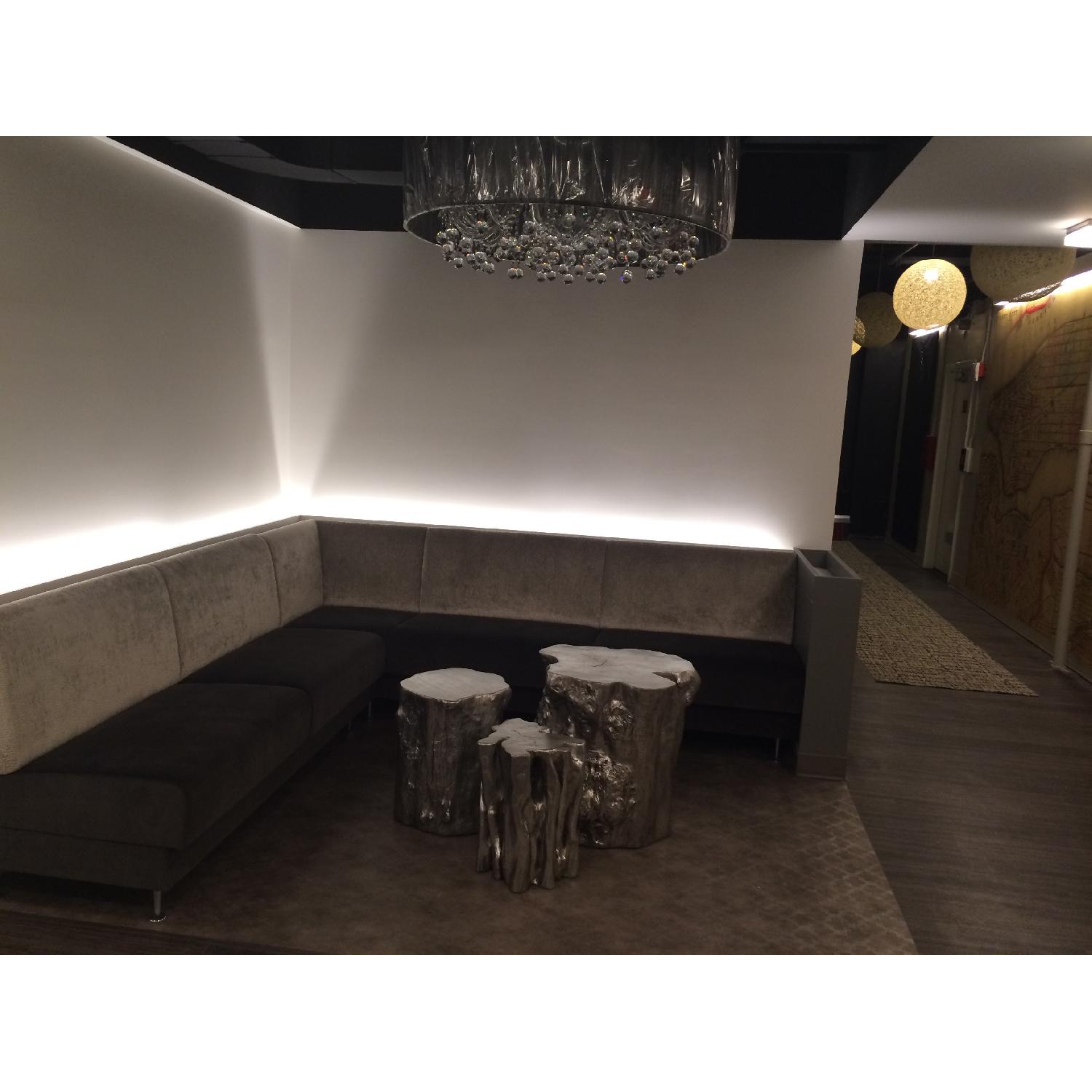 ABC Carpet and Home Silver & Resin Tree Trunk Tables - image-3