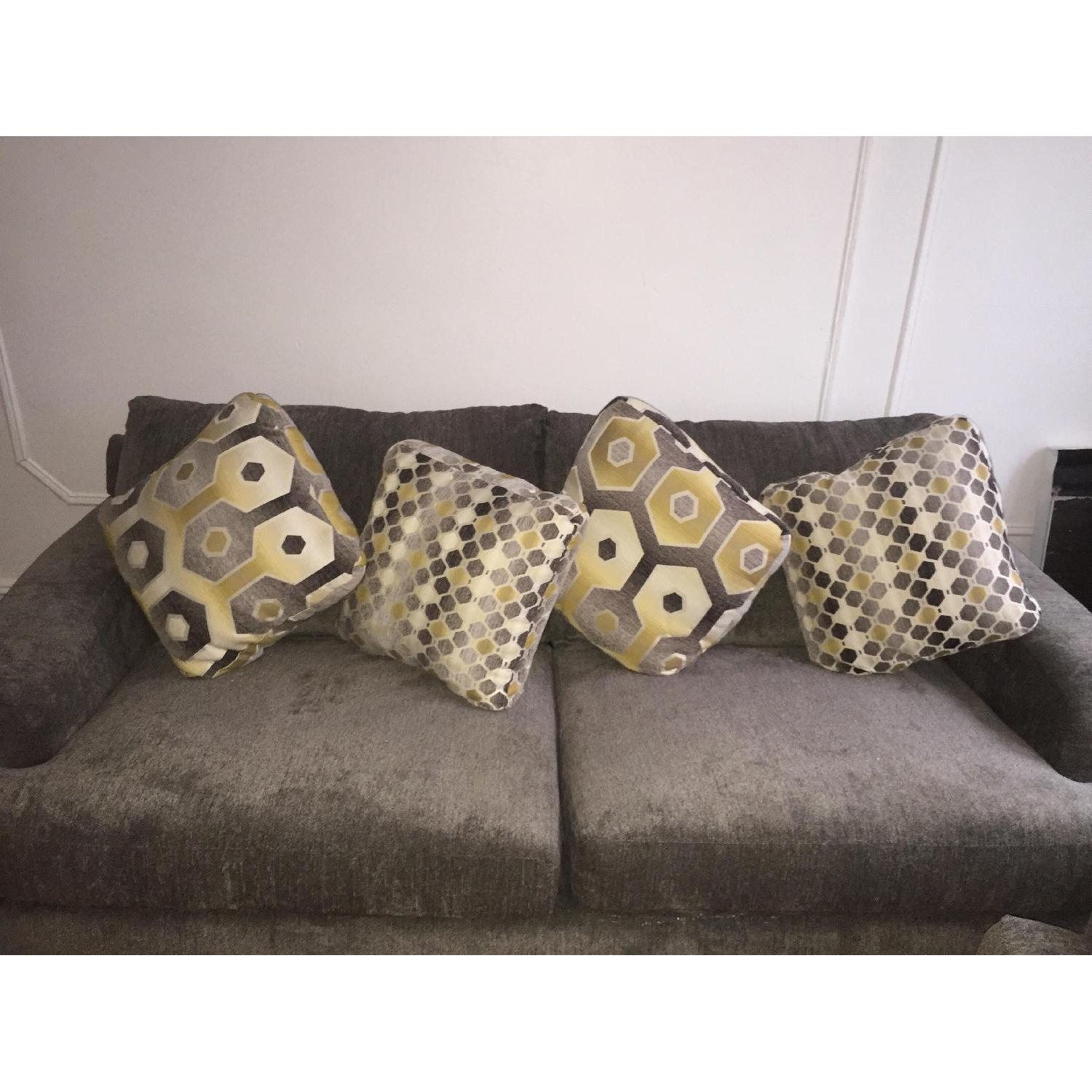 Raymour & Flanigan Alexsa Chenille Sofa - image-4