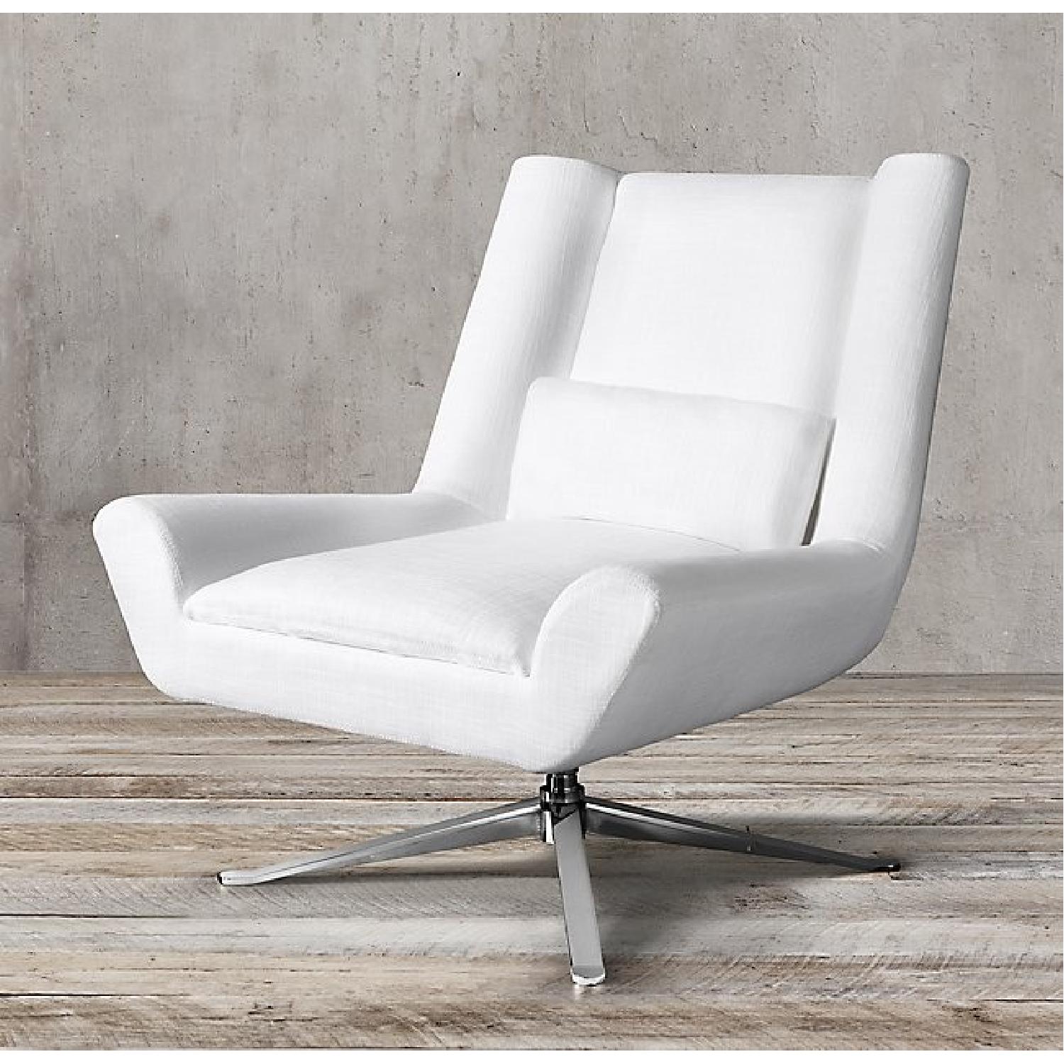 Restoration Hardware Luke Swivel Chairs - image-1